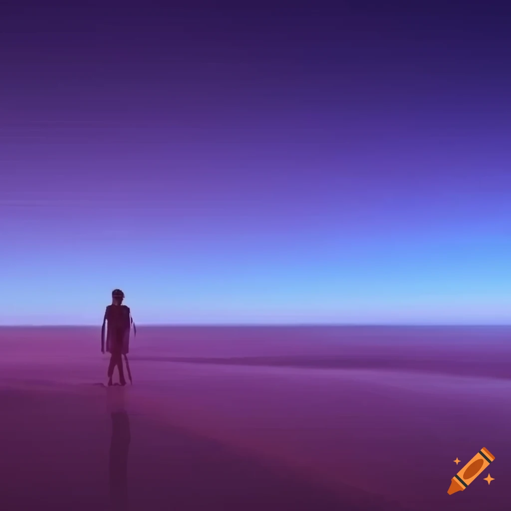 surrealistic pastel landscape
