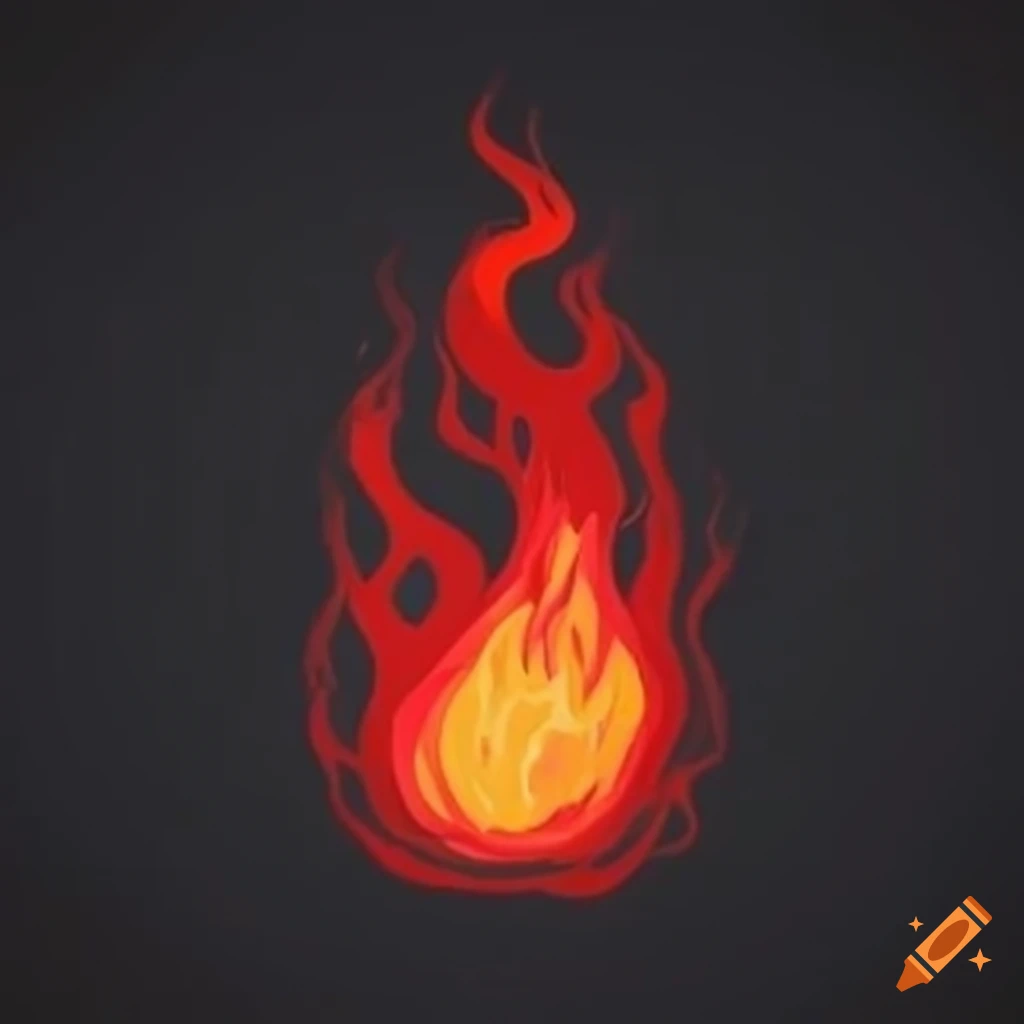 Green flame _ background _ anime - Stock Illustration [71540244] - PIXTA