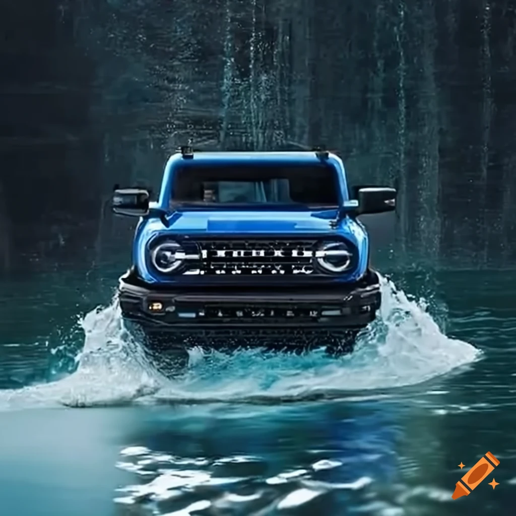 Ford bronco crossing water