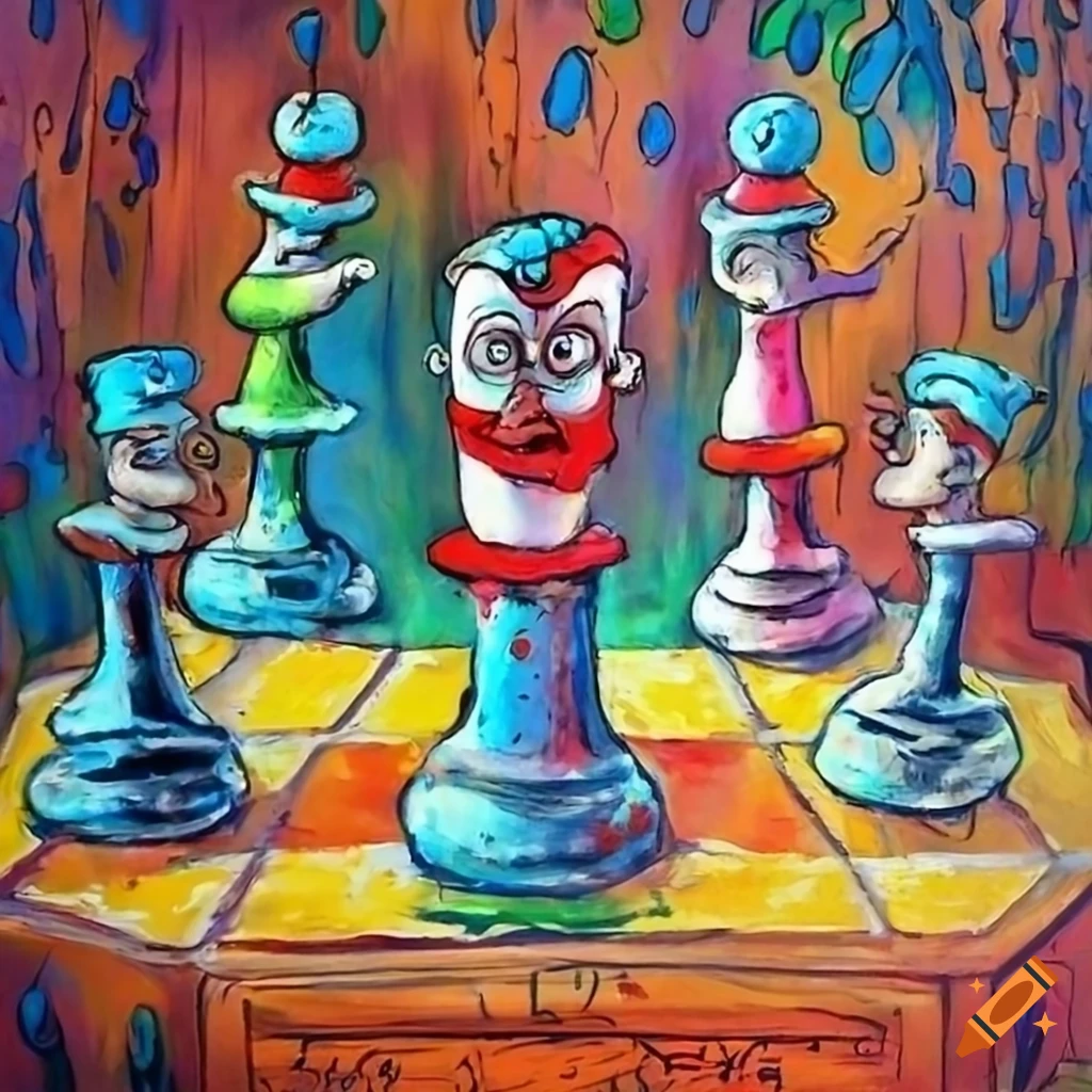 Picasso's painting of a chessboard