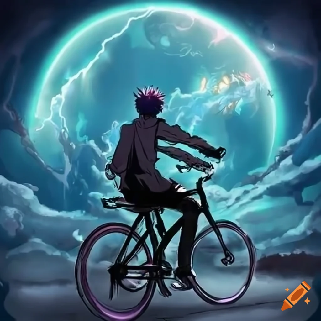 KREA - Search results for high detail anime bicycle