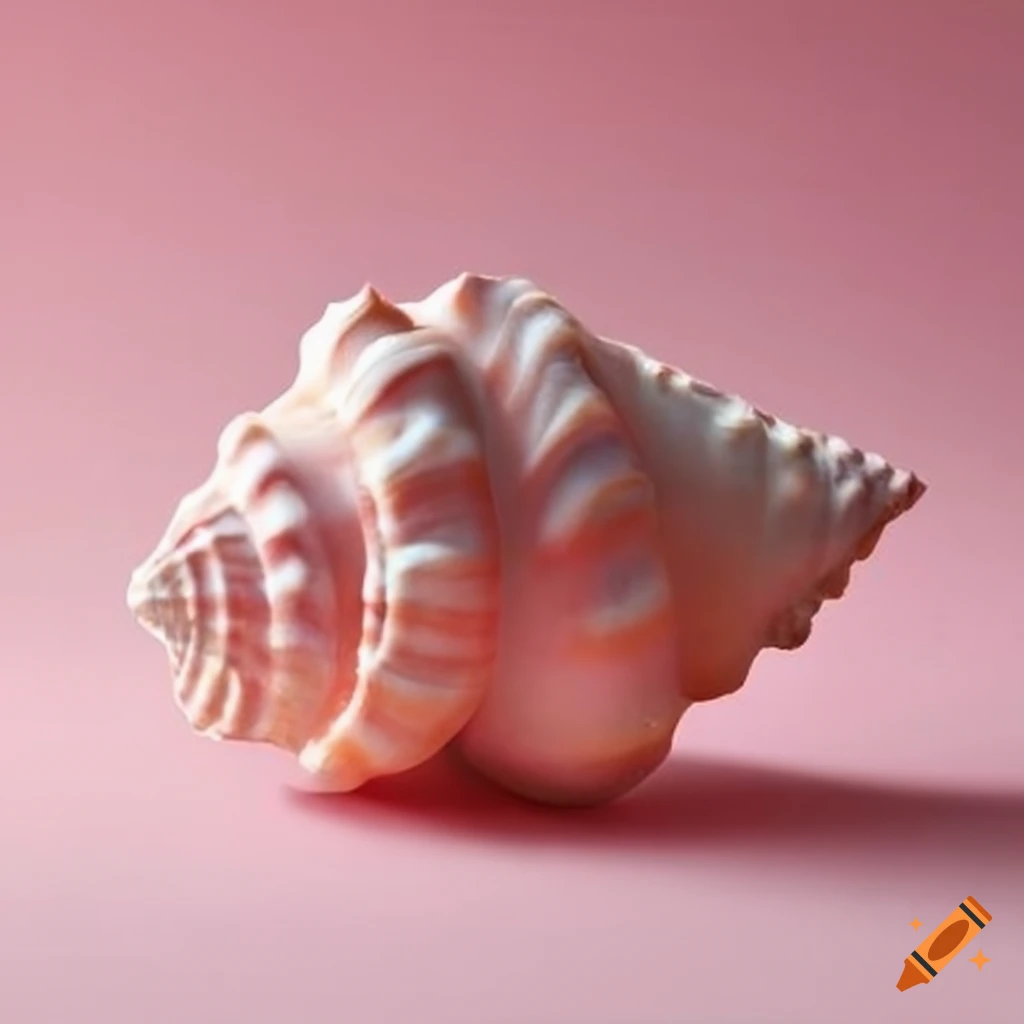 beautiful cream-colored conch shell