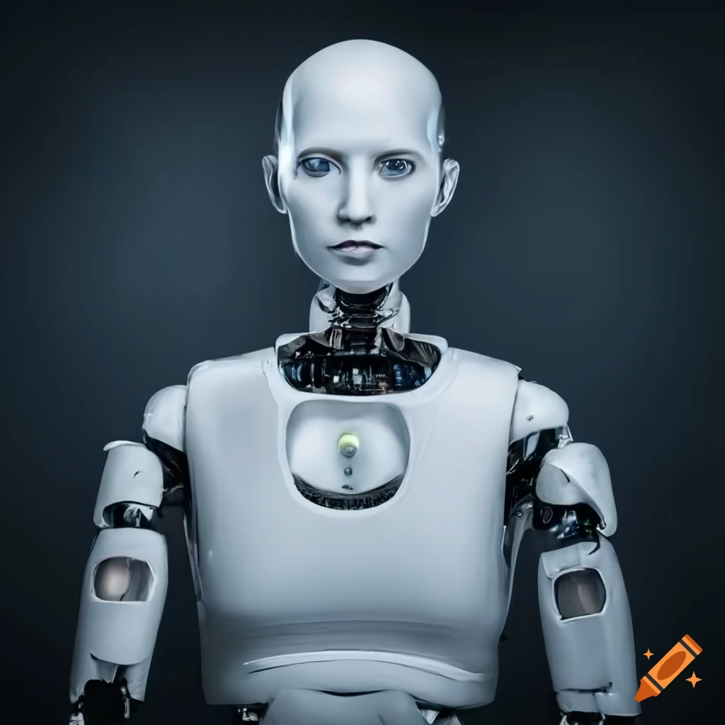 portrait of a humanoid robot