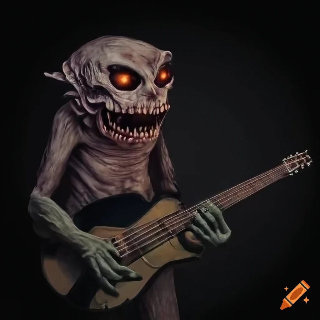 Cool Hip hop Skull Skeleton Play The Guitar - Temu