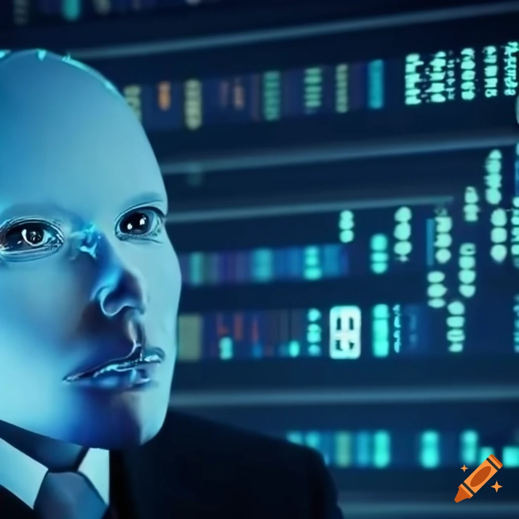 artificial intelligence and stock market relationship illustration