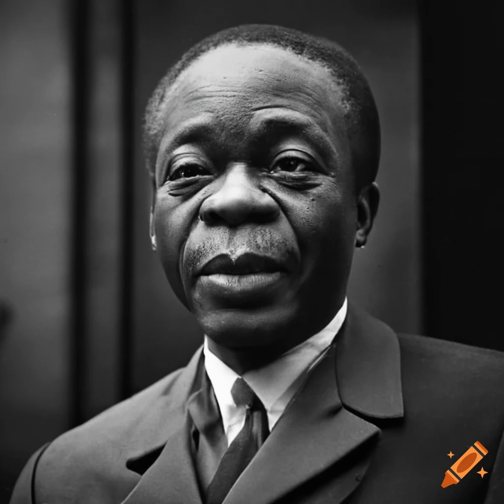 portrait of Congolese politician Christophe Gbenye