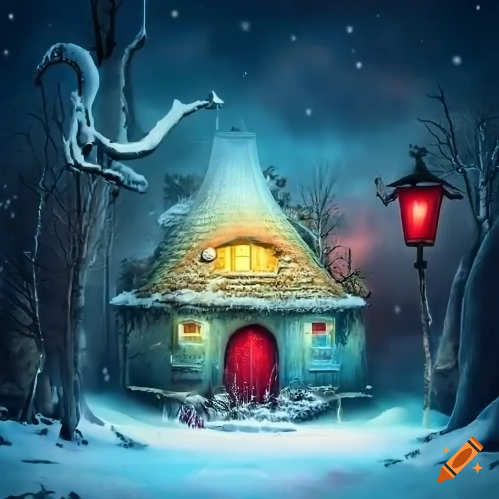 surreal-winter-scene-with-sparkling-creatures-in-a-park-on-craiyon