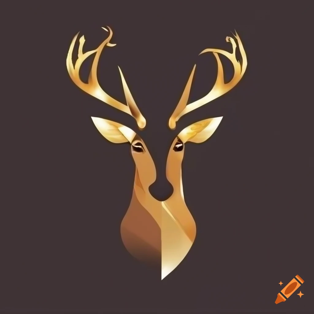 Head Deer Logo Vector Design Deer Icon Graphic by ikershandy · Creative  Fabrica