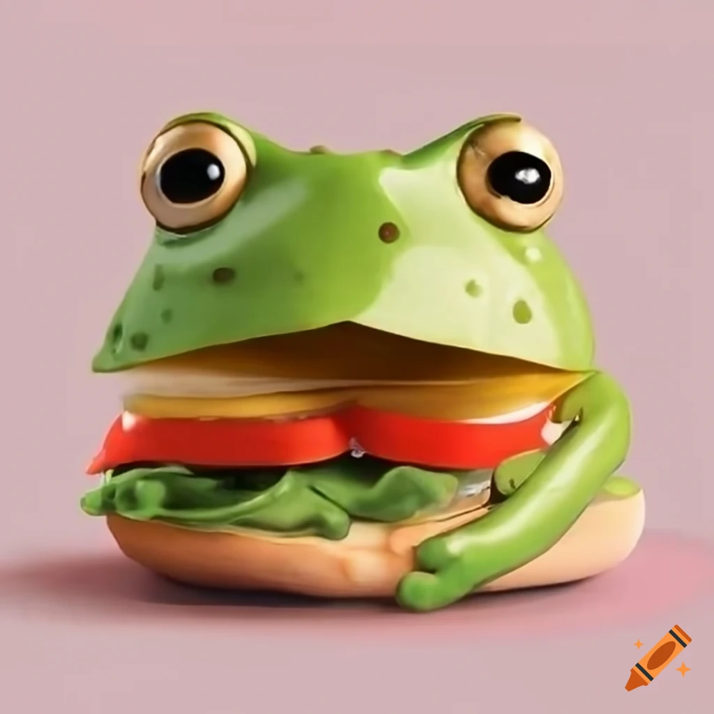 delicious frog sandwich