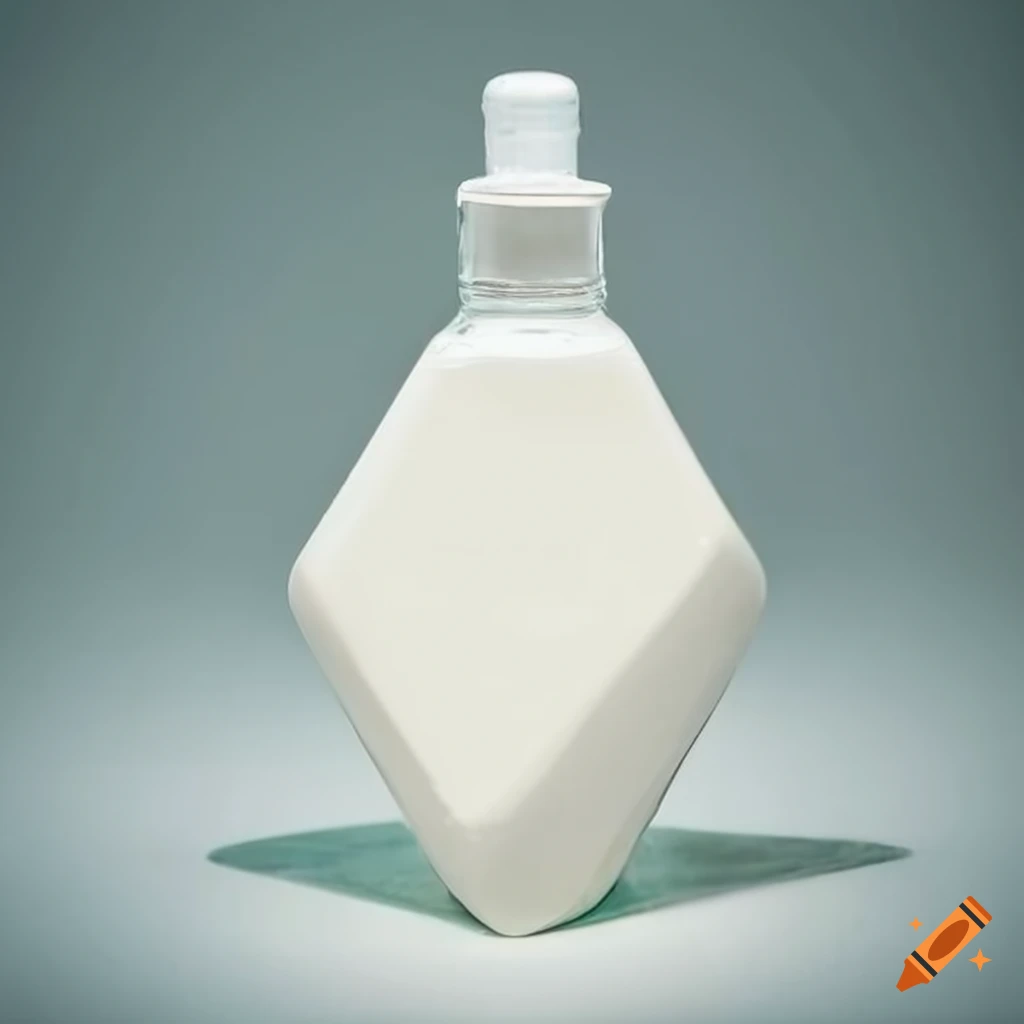 white glass bottle filled with precious hair oil