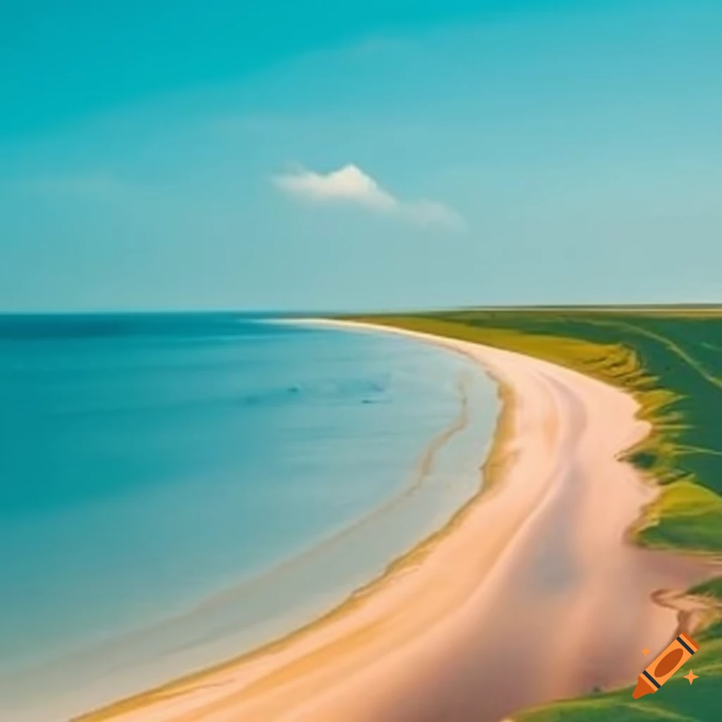 Dutch beach landscape