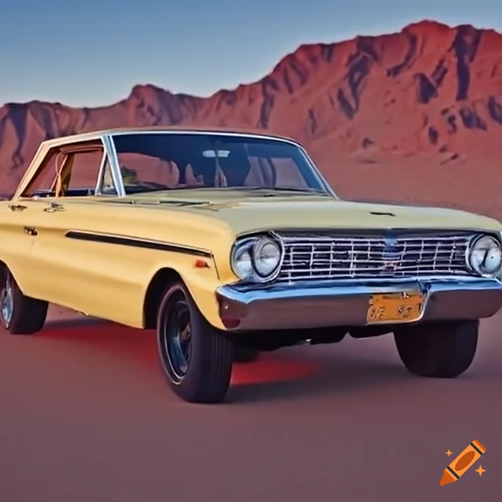 1964 Ford Falcon in the desert