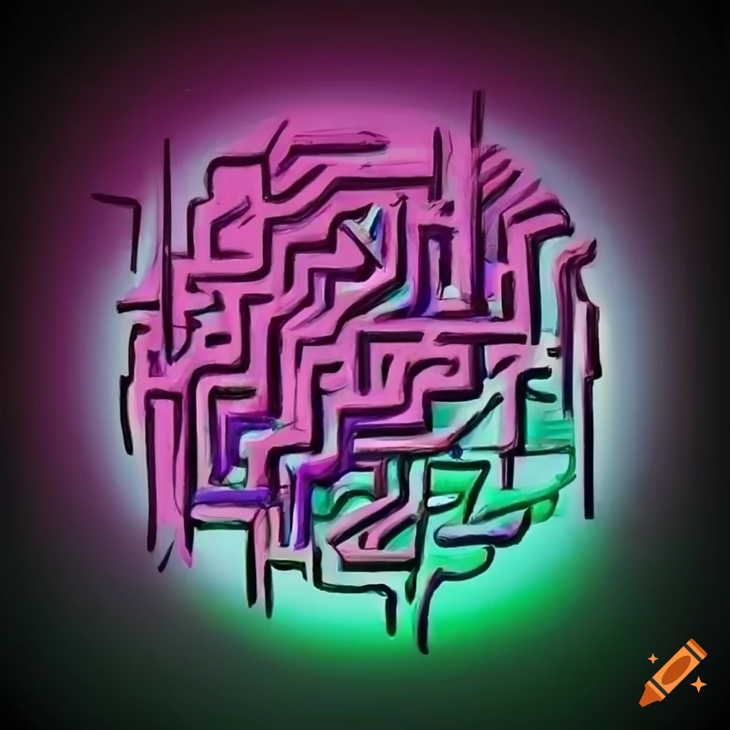 Description: generate a python logo with vibrant colors, prominently ...