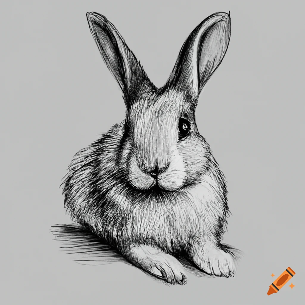 Rabbit/Bunny Pencil Drawing by AlmightyBhunivelze on DeviantArt