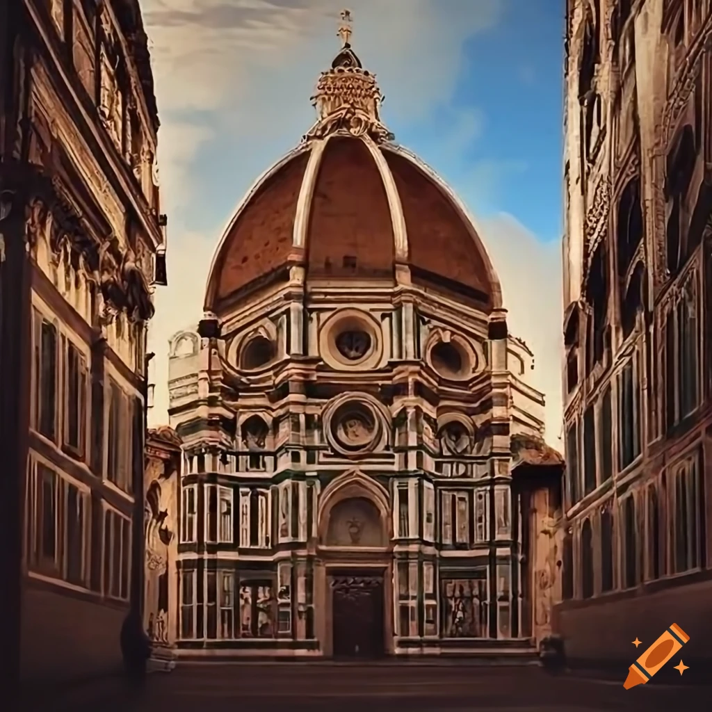 Renaissance-style cathedral Santa Maria dei Fiore