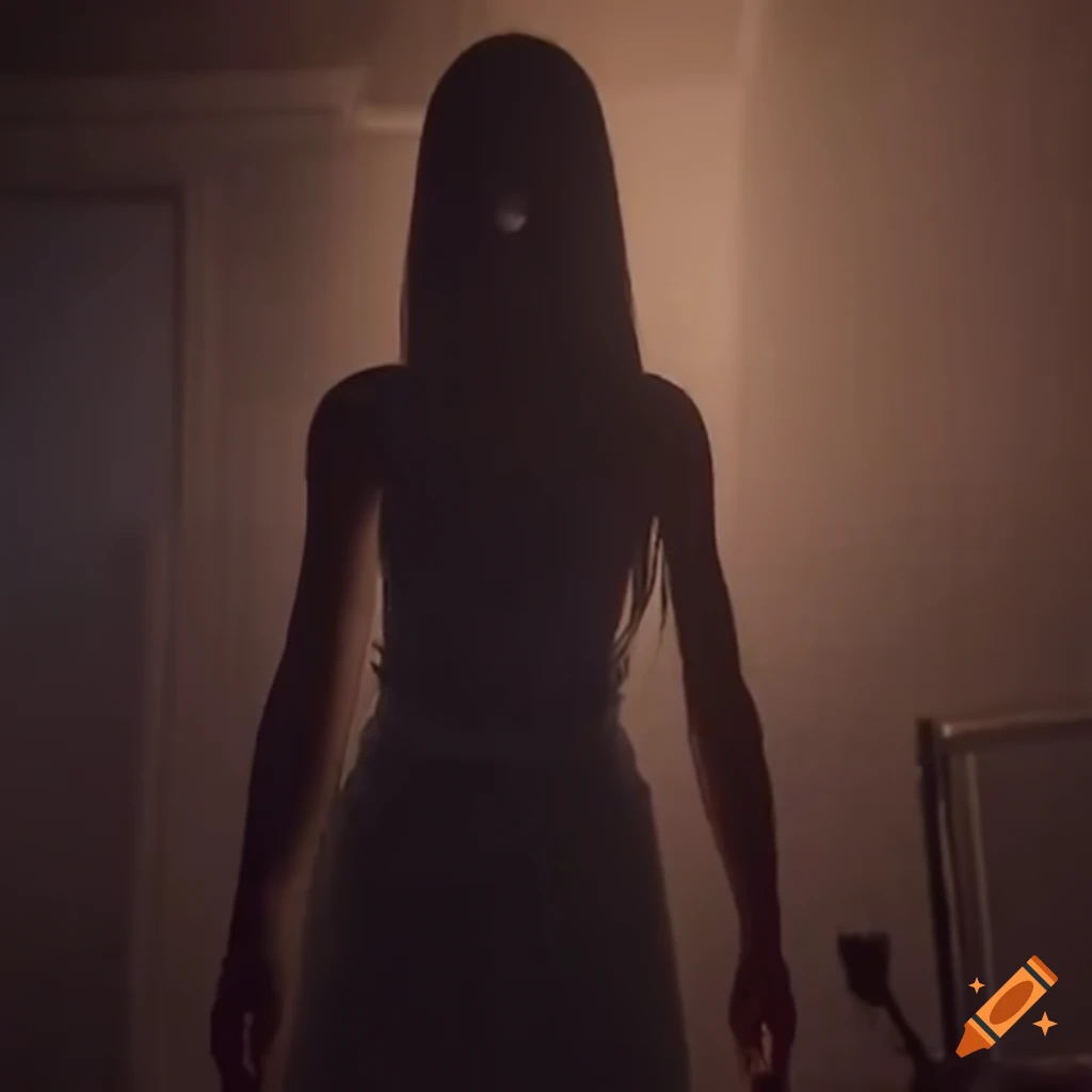 Screenshot of a horror video game with a flashlight