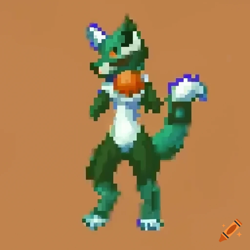 I made a Lucario and Chandelure fusion to look like an official pokemon. Pixel  art and original idea by u/ptitlouislouis (OC) : r/Pokemonart