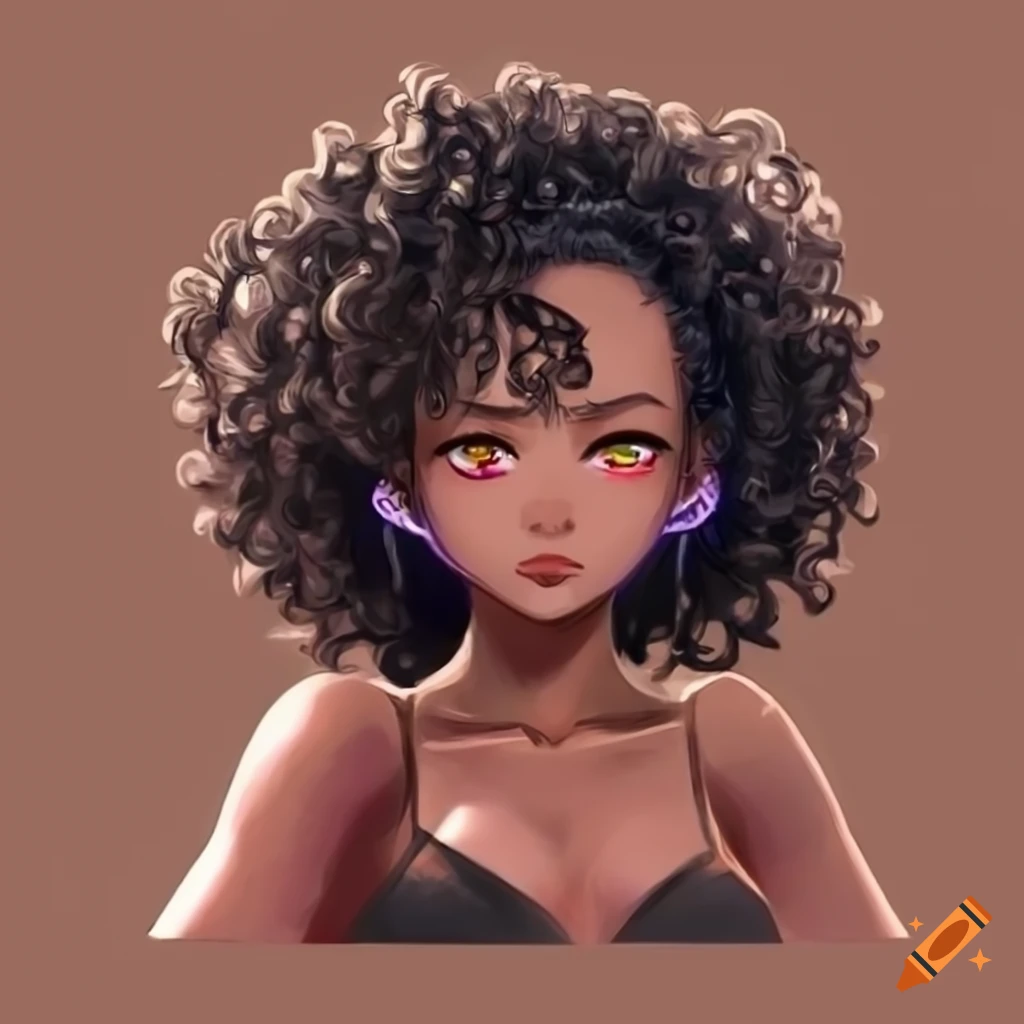 😶 Curly Hair JoAsLiN - Illustrations ART street