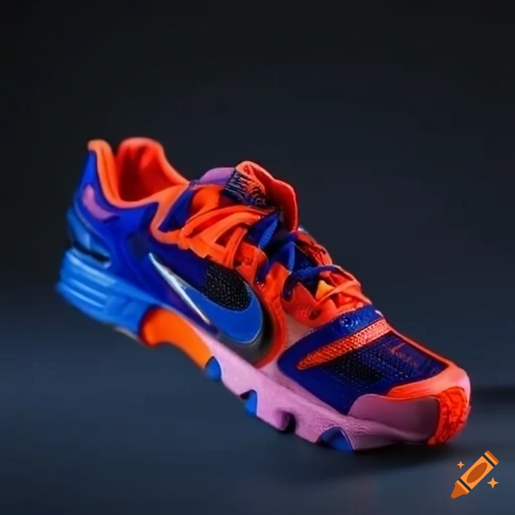 Nerf branded nike shoes on Craiyon