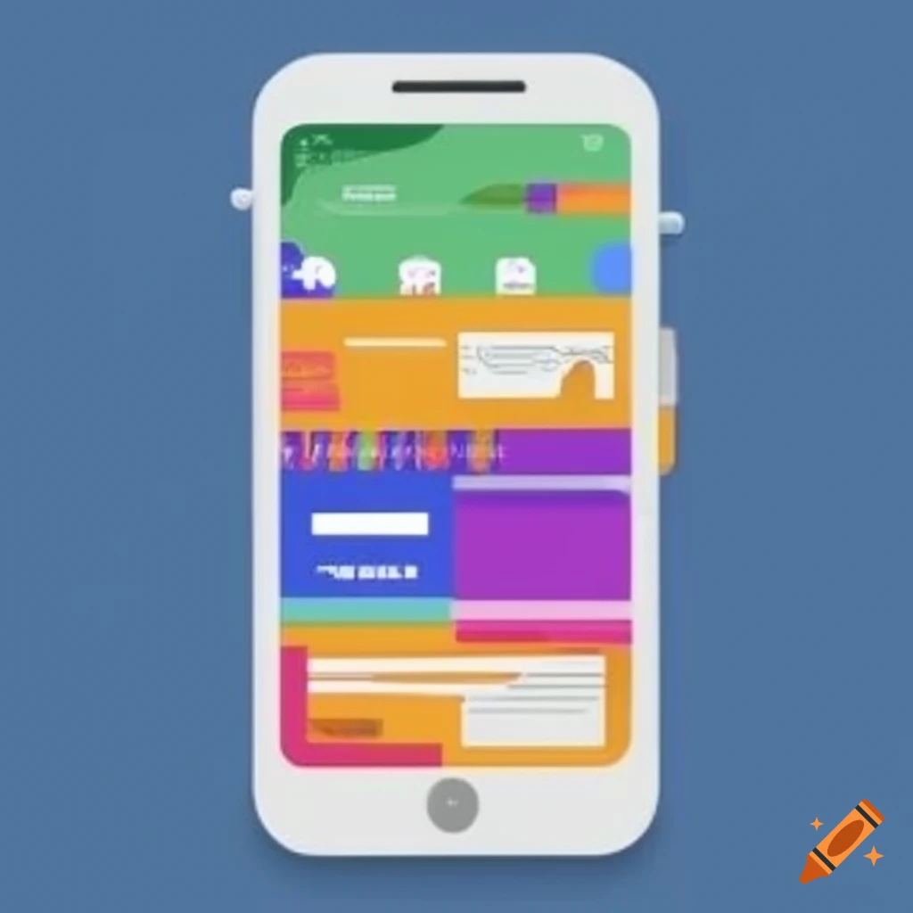 screenshot of a vibrant to-do list app