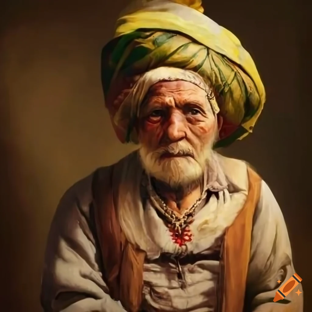 portrait of a person in traditional clothing