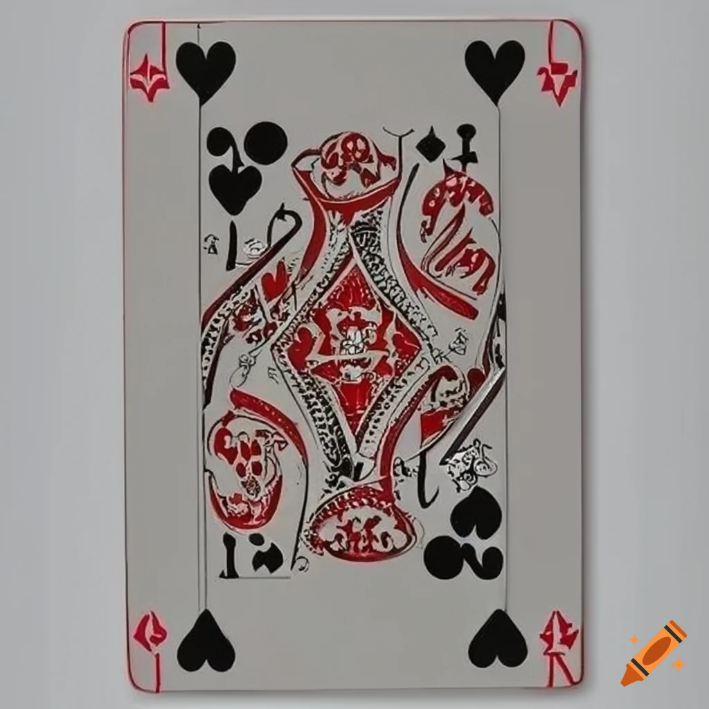 Arabic playing card