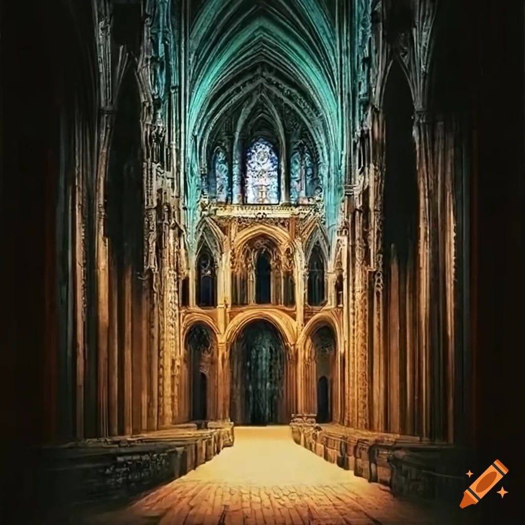 impressionist painting of Notre Dame Cathedral