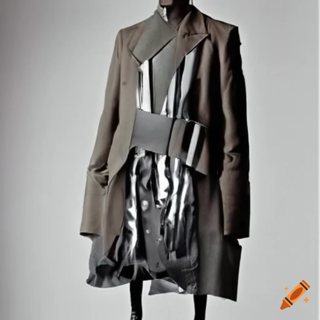 Martin margiela's innovative menswear fashion with duct tape on Craiyon