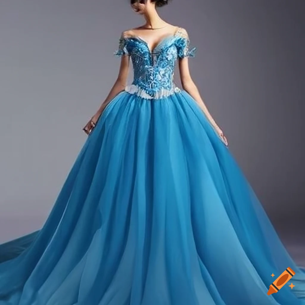 Elegant Ocean Blue Appliques Sequins Prom Dresses 2022 A-Line / Princess  V-Neck Short Sleeve Backless Floor-Length / Long Prom Formal Dresses