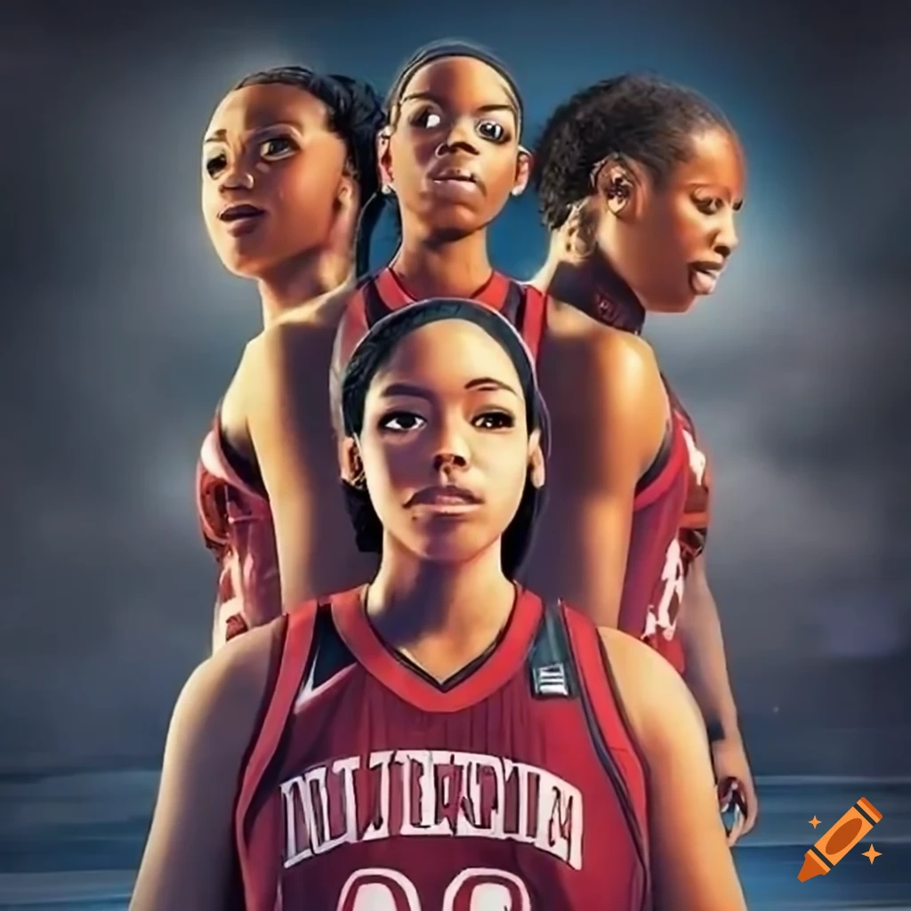 poster of Disney Pixar's Lady Titans featuring Tampa Bay Tech basketball team