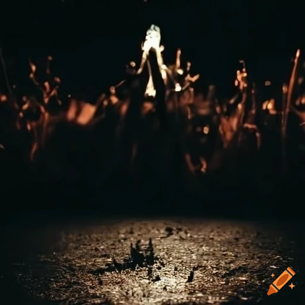 crowded concert venue with energetic atmosphere