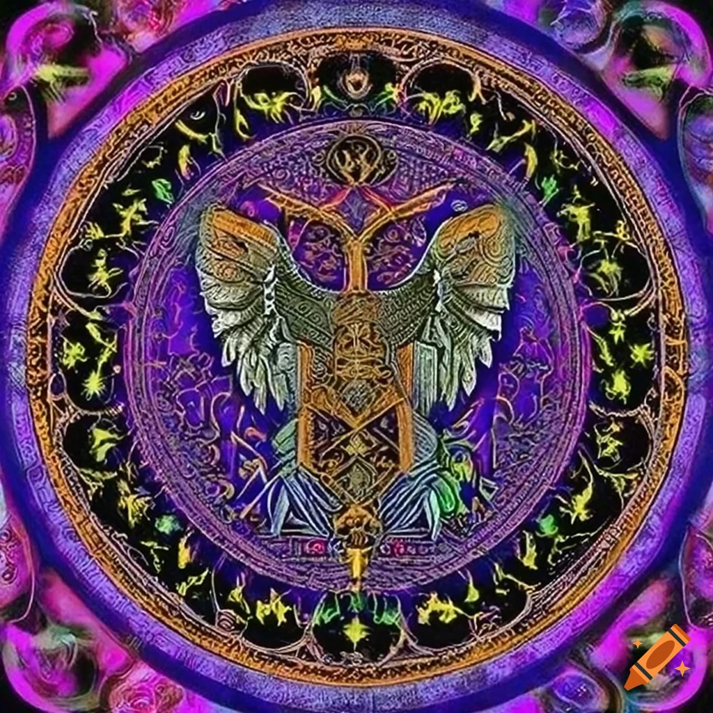 visually captivating money-attracting sigil print design