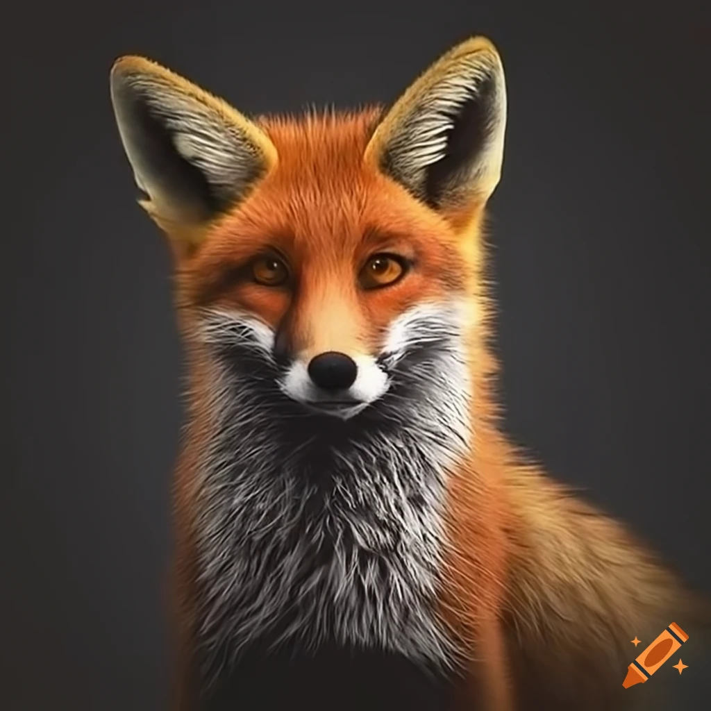 close-up of a fox