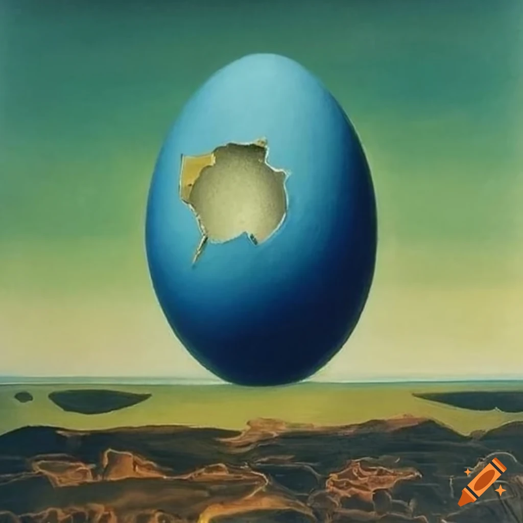 Close up Of Cracked Egg By Rene Magritte On Craiyon uncf-the-ea-madden-scholarship-program-deadline-has-been-extended