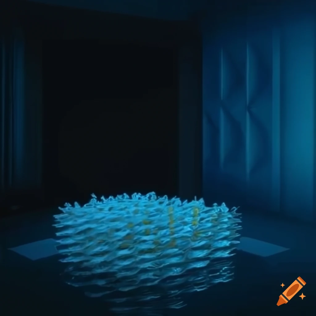 visualization of test audio in an anechoic chamber