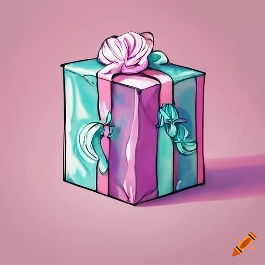 Candy pastel gift wrapping print on Craiyon