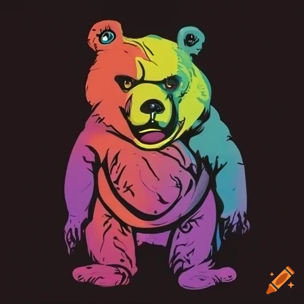 colorful-comic-style-grizzly-bear-on-a-big-background-on-craiyon