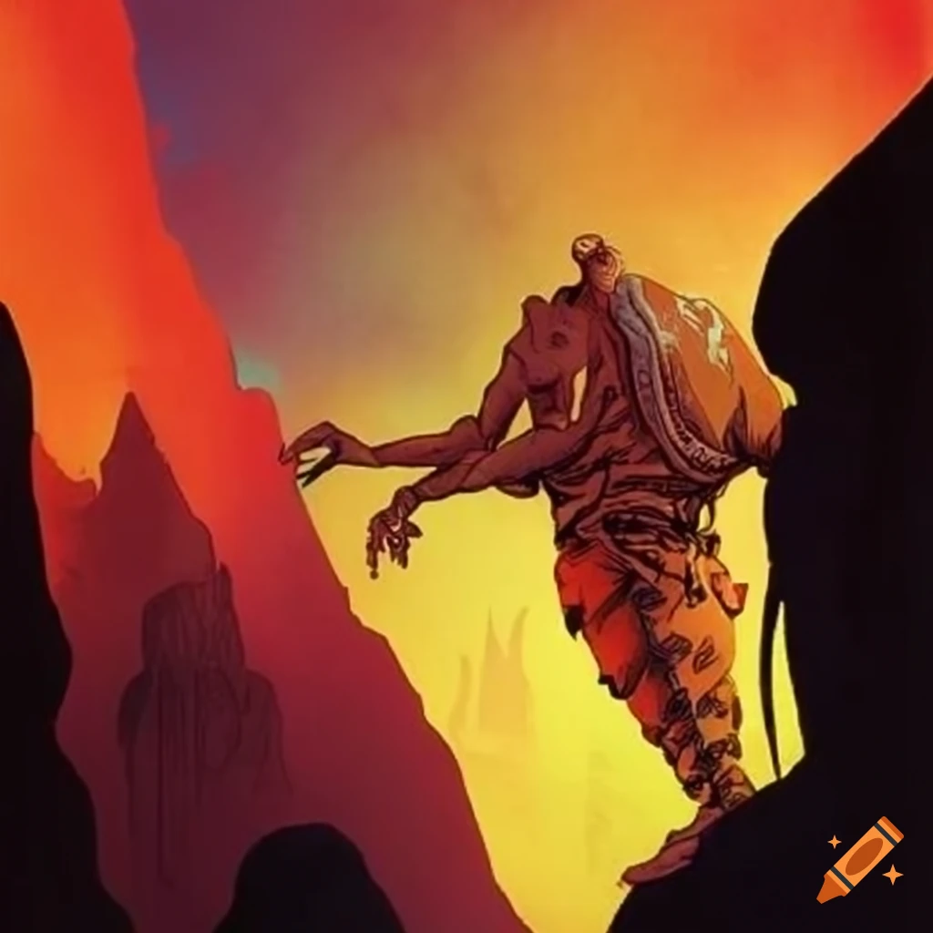 gorgeous illustrations by Jean Giraud