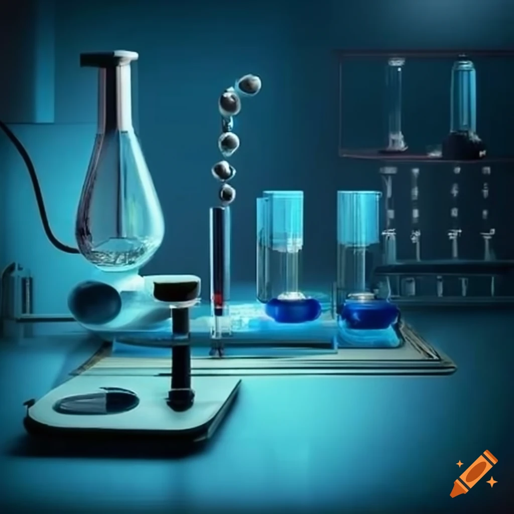 image of a hidden laboratory with scientific equipment
