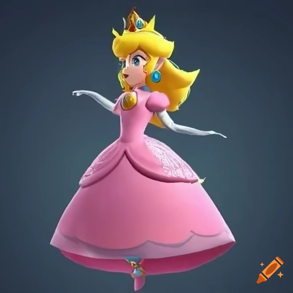 Princess Peach and Link in costume swap