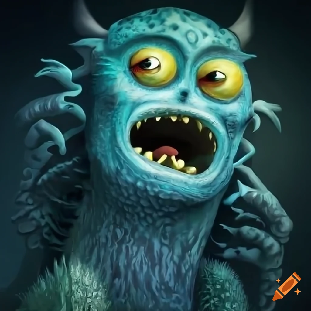 Illustration Of A Funny Monster In High Resolution On Craiyon Illustration Of A Funny Monster In High Resolution On Craiyon