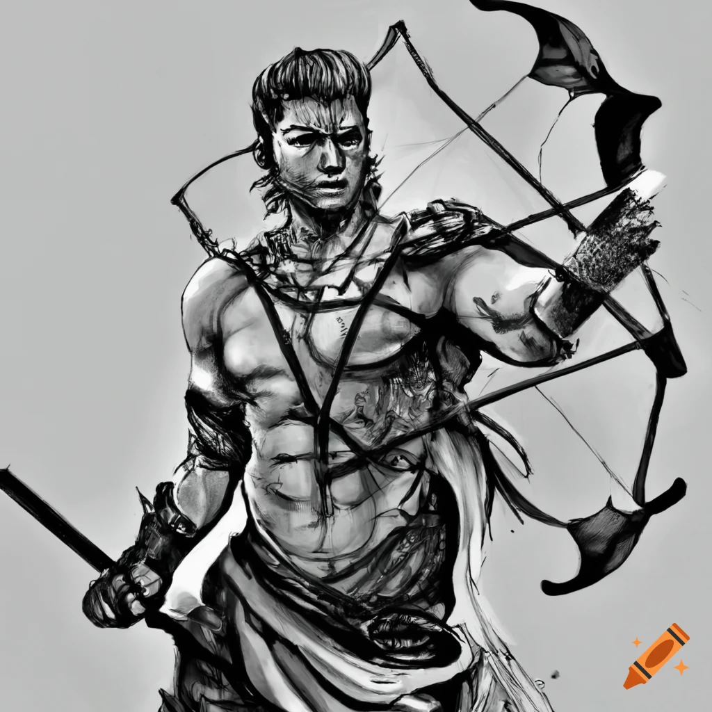 Mahabharat Episodes - Sketch Of Mahanayak Arjun. | Facebook