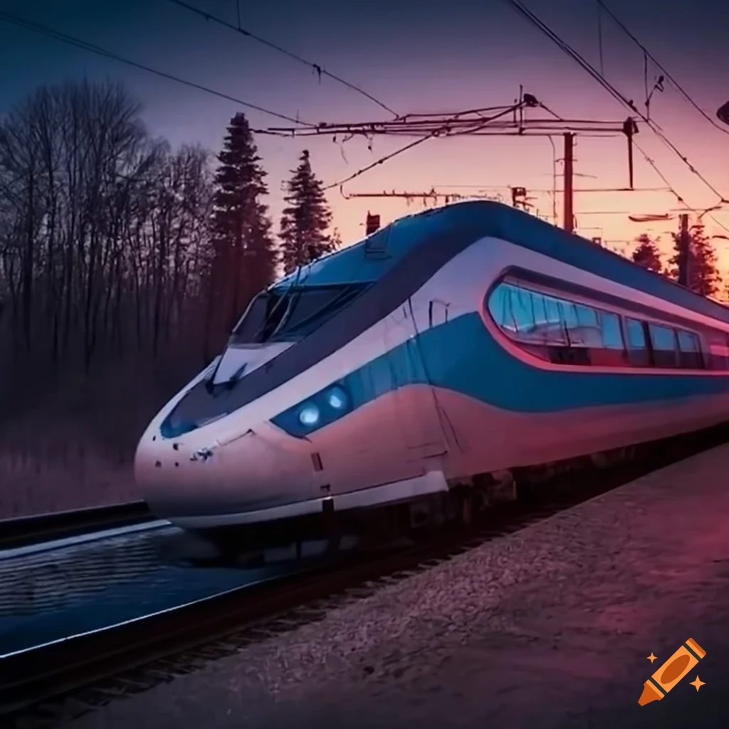 Modern Train In Russia On Craiyon