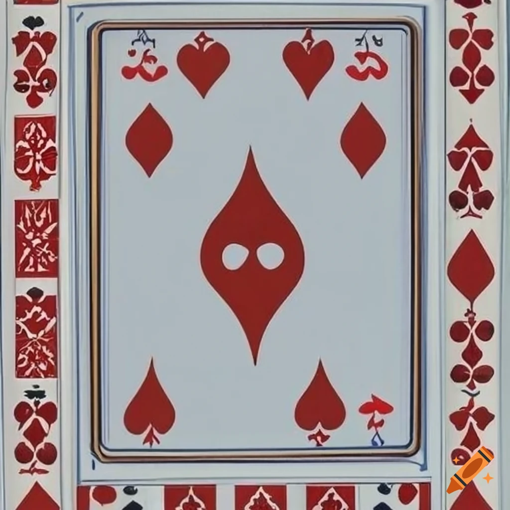 Illustration of an arabic playing card on Craiyon
