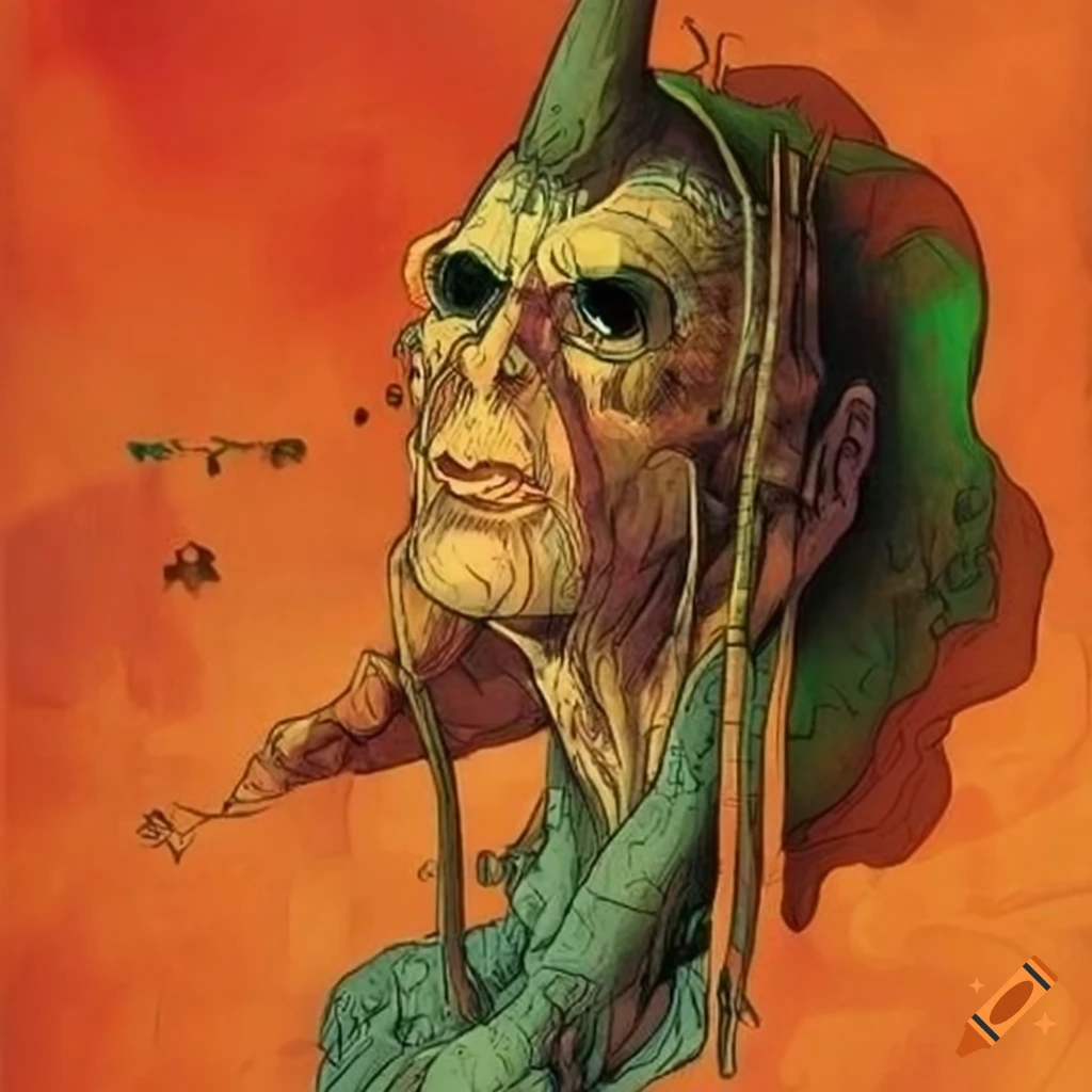 gorgeous illustrations by Jean Giraud