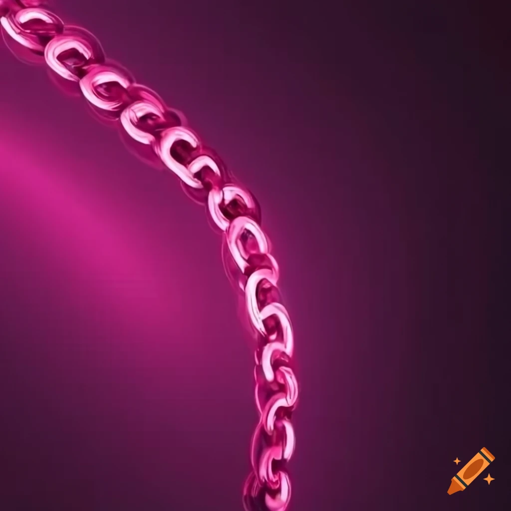 Pink glowing chains image on Craiyon