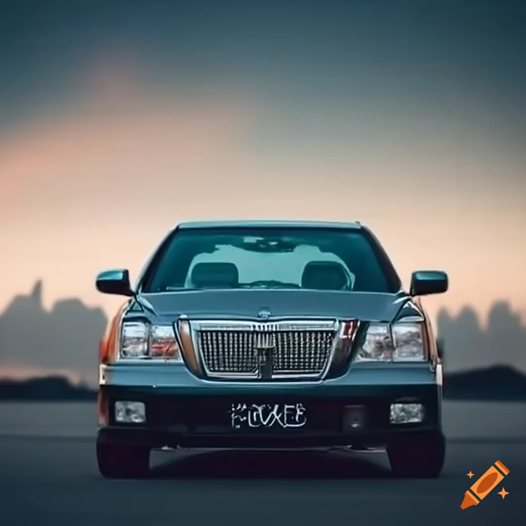 Toyota Crown involved in a crash
