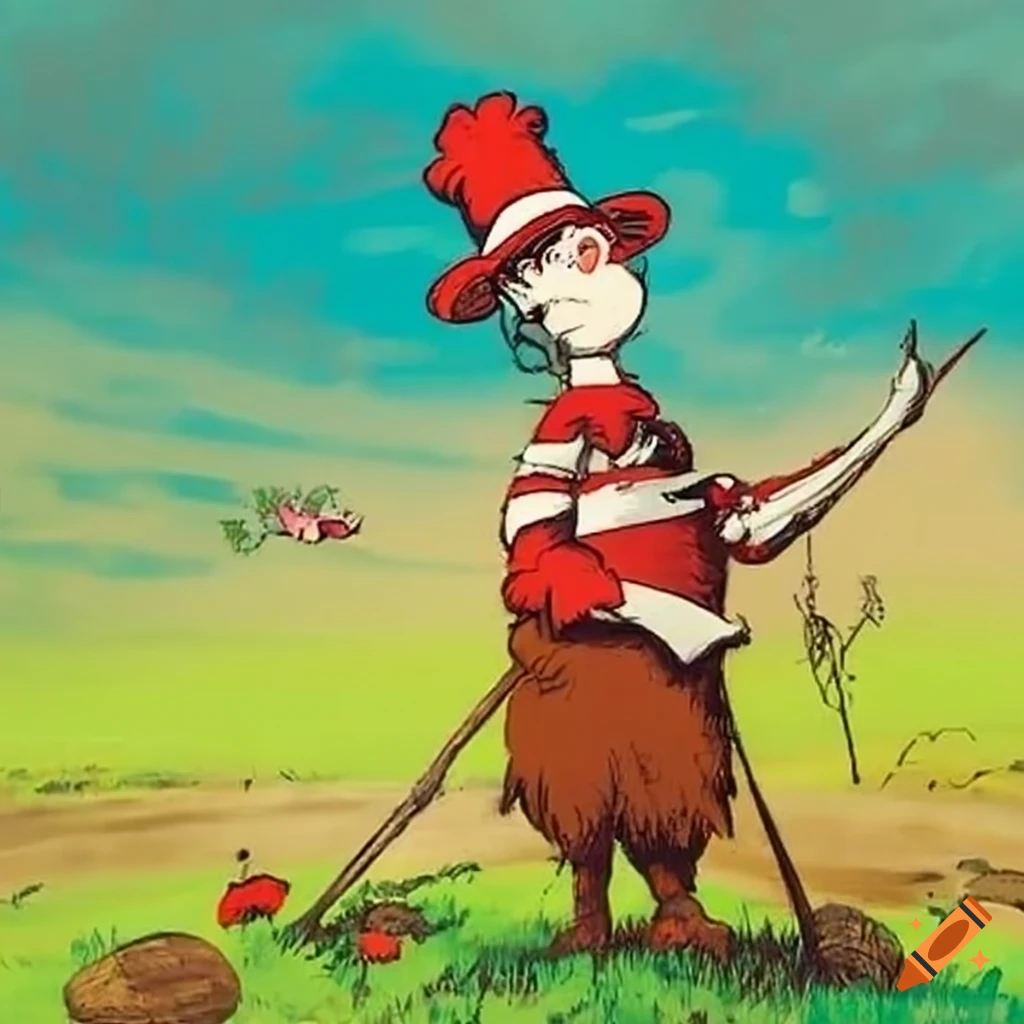artistic illustration of a farmer clearing rocks in a field