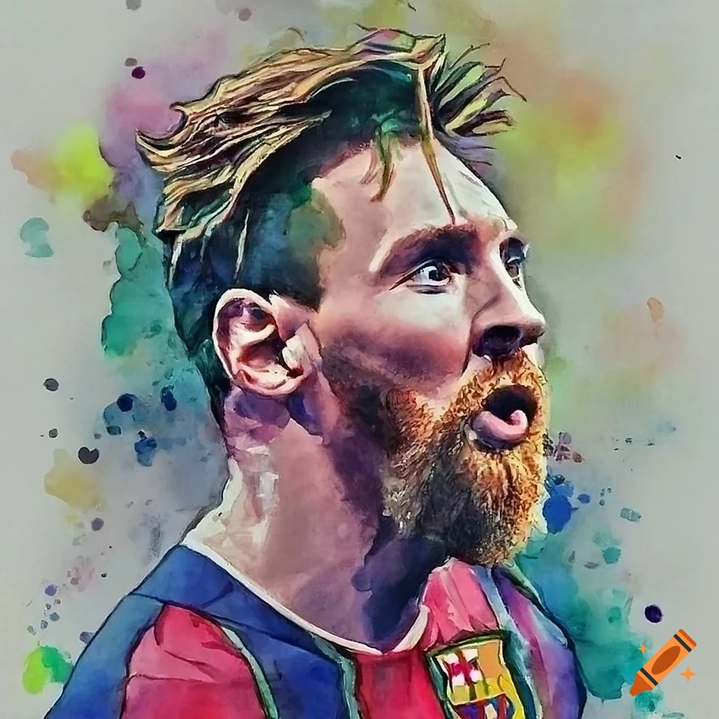 How to Draw Lionel Messi Face Sketch Easy with Pencil / Messi Drawing  Tutorial