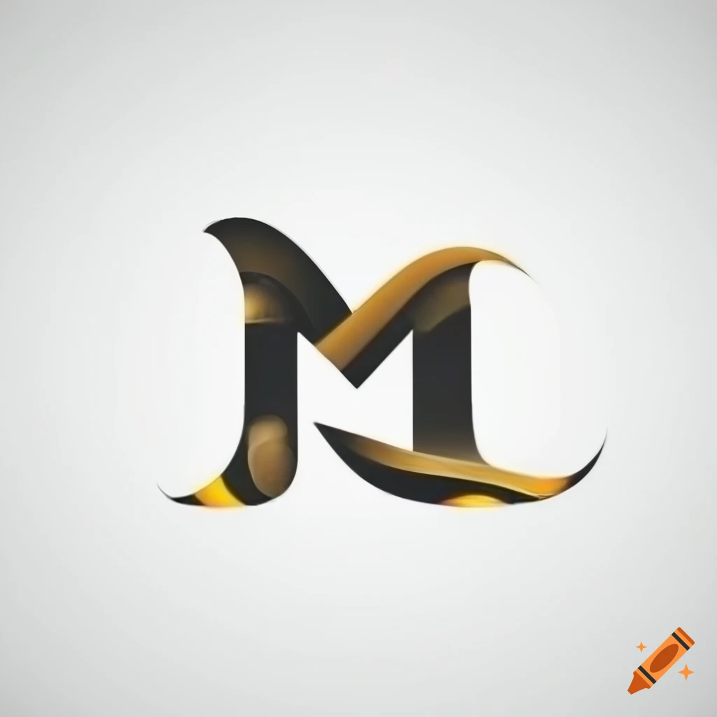 M Gold letter and Gold Leaf logo design. M Letter golden initial luxury  Boutique Nature Floral